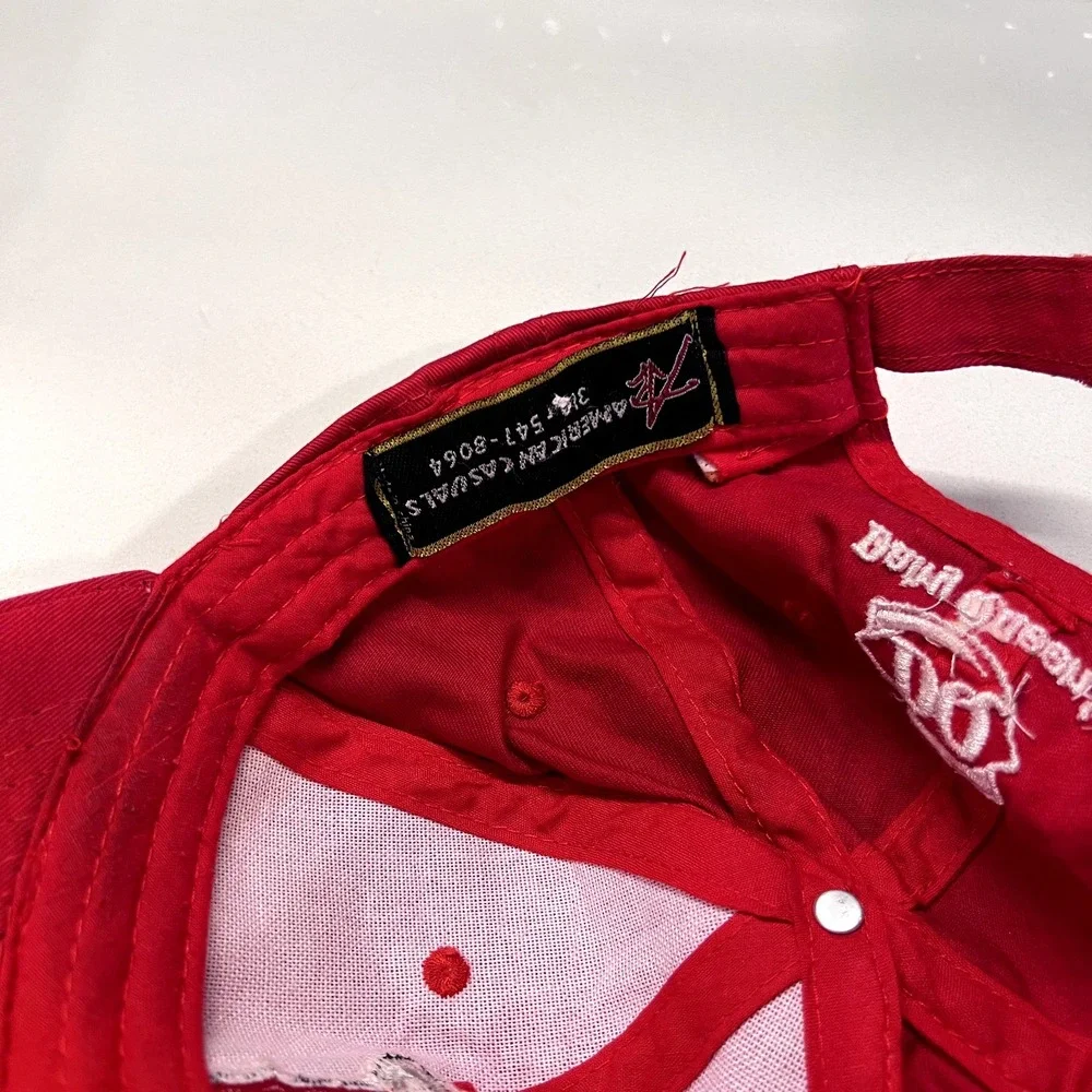 Los Angeles Angels Hat Cap Red Strap Cack‎ MLB Baseball Baseball
